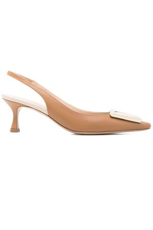 Brown leather Arienne pumps ROBERTO FESTA | ARIENNETAN